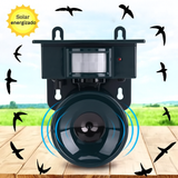 Repelente Solar de Aves con Sensor PIR y Sonido