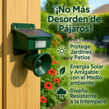 Repelente Solar de Aves con Sensor PIR y Sonido