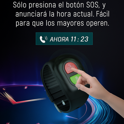 Reloj Inteligente con Detección de Caídas 4G GPS