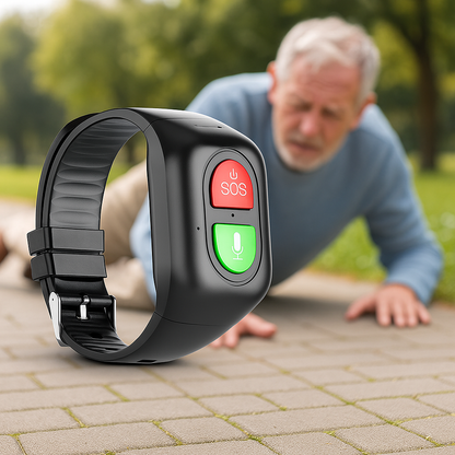 Reloj Inteligente con Detección de Caídas 4G GPS