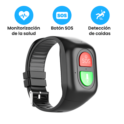 Reloj Inteligente con Detección de Caídas 4G GPS