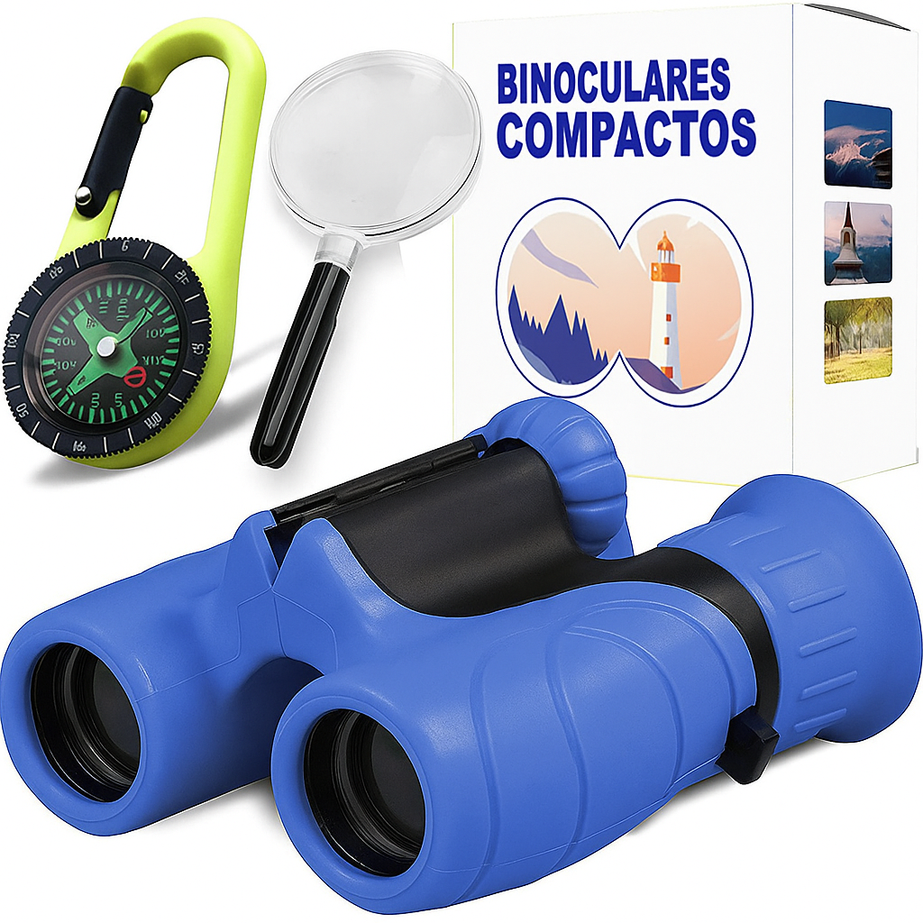 Binoculares para Niños 8x21 Ligeros y Resistentes