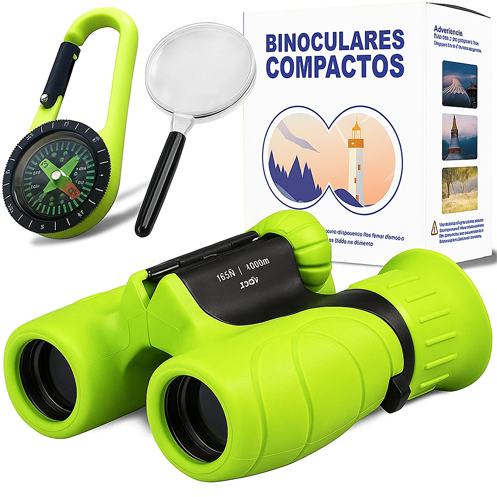 Binoculares para Niños 8x21 Ligeros y Resistentes