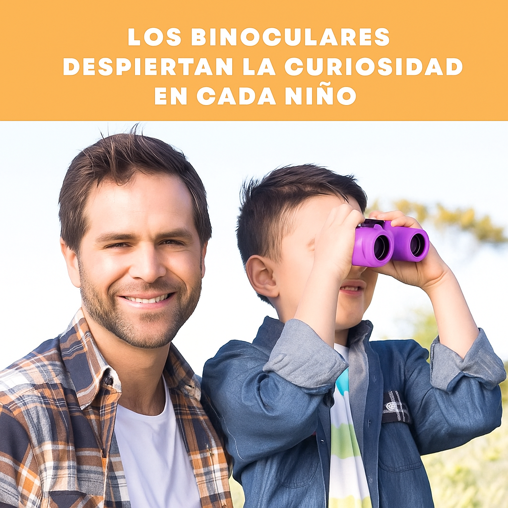 Binoculares para Niños 8x21 Ligeros y Resistentes