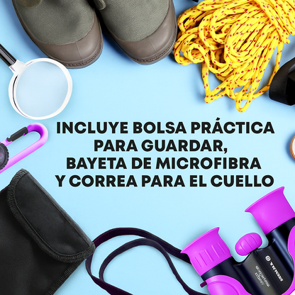 Binoculares para Niños 8x21 Ligeros y Resistentes