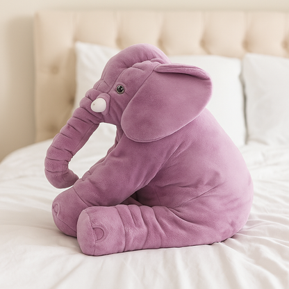 Almohada Elefante Peluche Bebé Suave y Segura