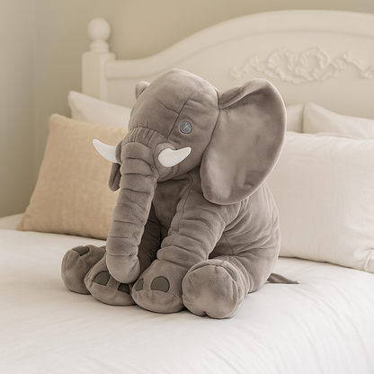 Almohada Elefante Peluche Bebé Suave y Segura