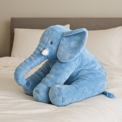 Almohada Elefante Peluche Bebé Suave y Segura