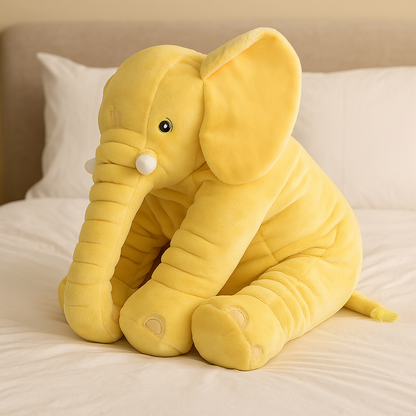 Almohada Elefante Peluche Bebé Suave y Segura
