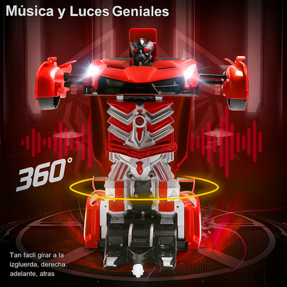 Coche Robot Transformador RC con Control por Gestos