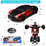 Coche Robot Transformador RC con Control por Gestos