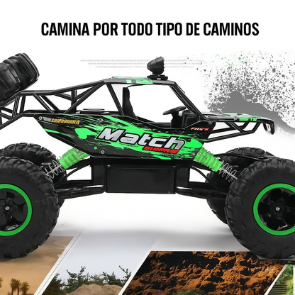 Camión RC 4WD Alta Velocidad Todo Terreno 1:12