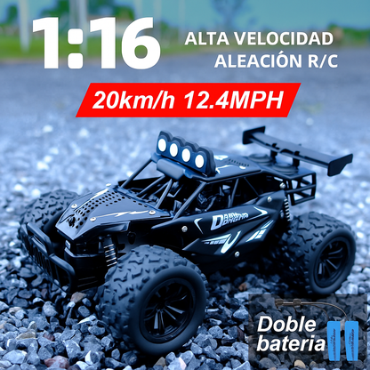 Coche RC Aleación Alta Velocidad con Luces LED