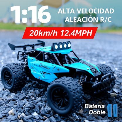 Coche RC Aleación Alta Velocidad con Luces LED