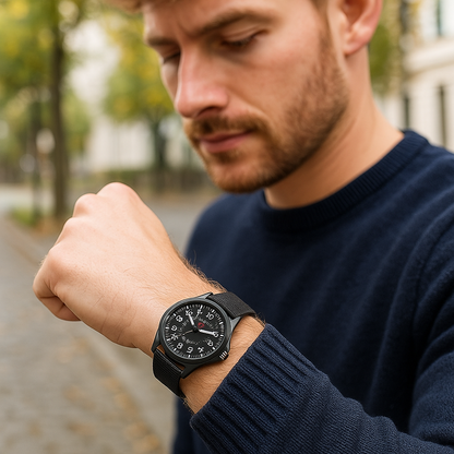 Reloj Militar Analógico Impermeable Estilo Táctico