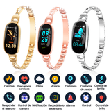 Smartwatch Fitness Mujer Elegante con Monitor de Salud