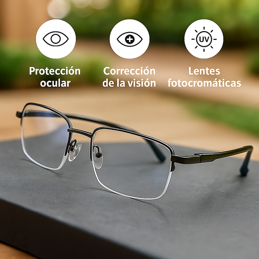 Gafas Progresivas Inteligentes con Lentes Fotocromáticas
