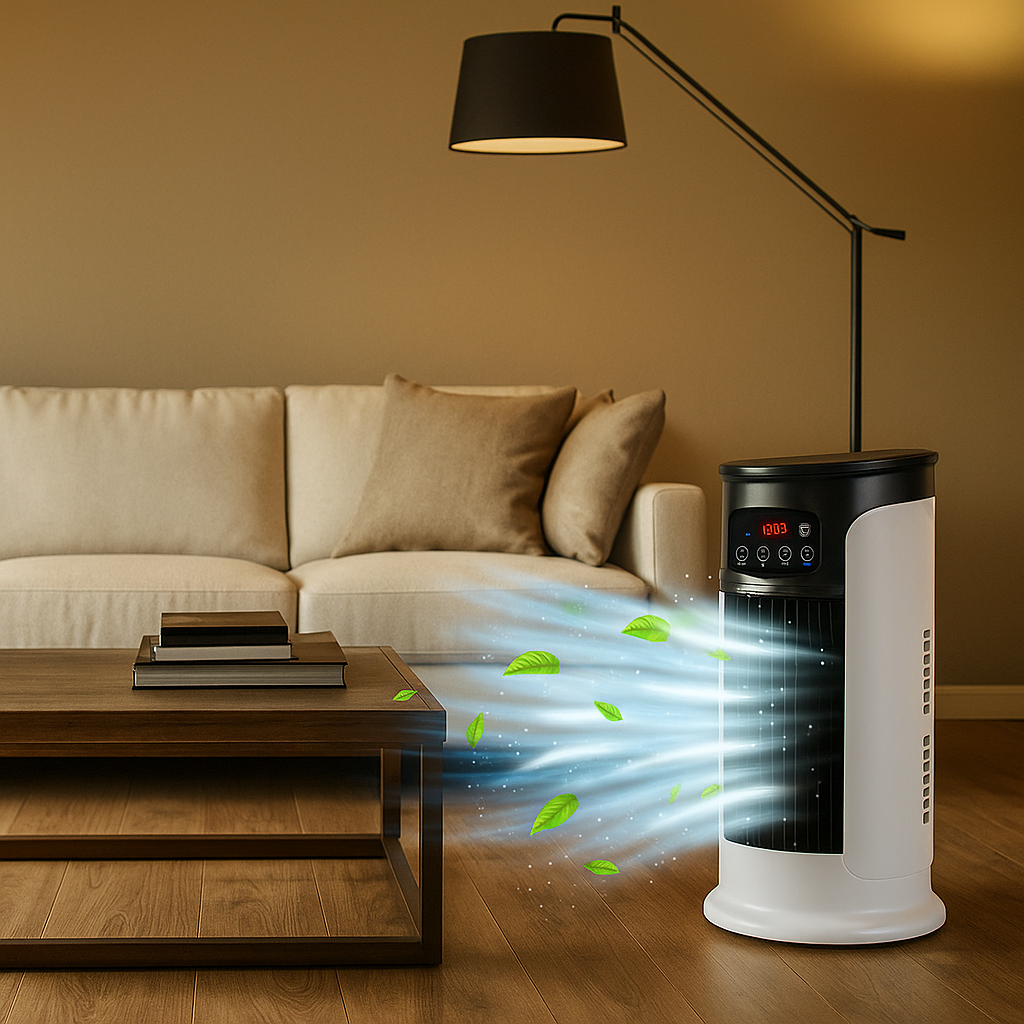 Climatizador Portátil Silencioso para Oficinas