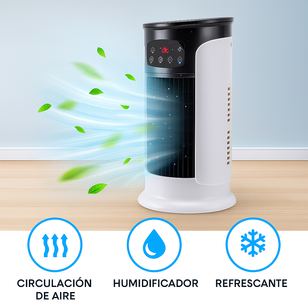 Climatizador Portátil Silencioso para Oficinas