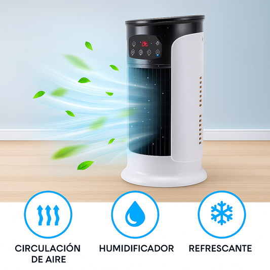 Climatizador Portátil Silencioso para Oficinas