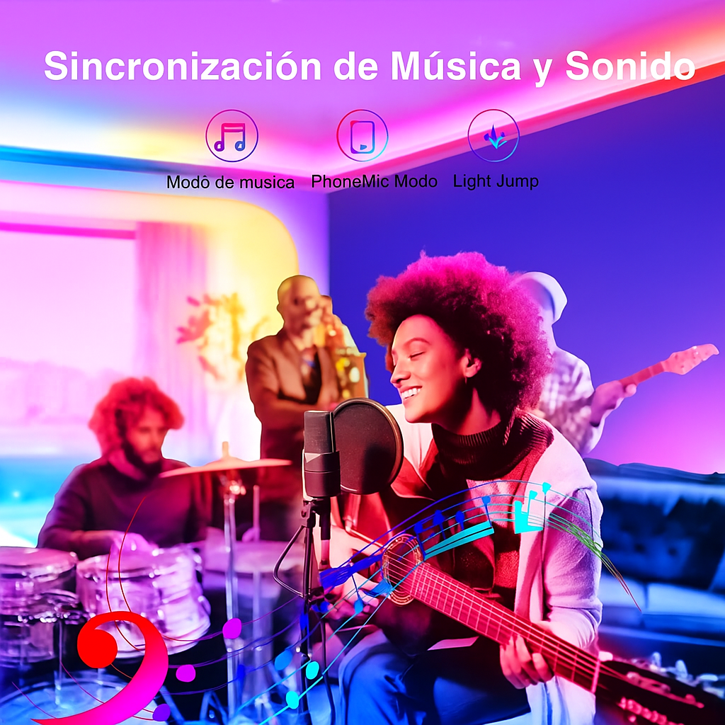 Luces LED Inteligentes con Control por App