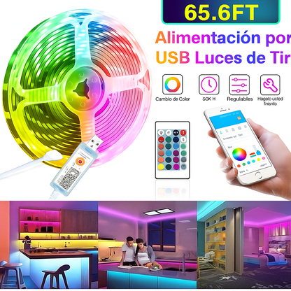 Luces LED Inteligentes con Control por App