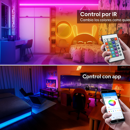 Luces LED Inteligentes con Control por App