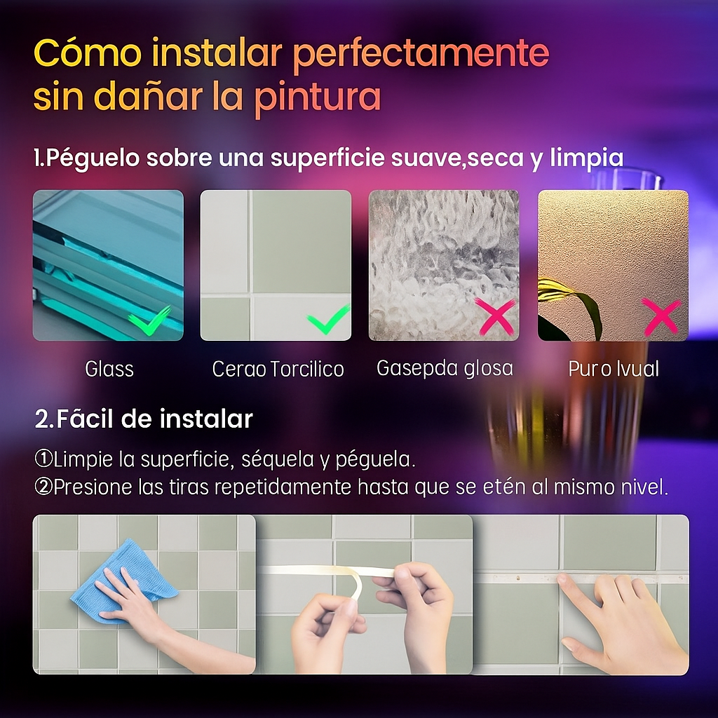 Luces LED Inteligentes con Control por App