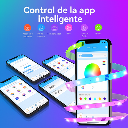 Luces LED Inteligentes con Control por App