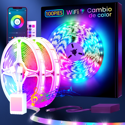 Luces LED Inteligentes con Control por App