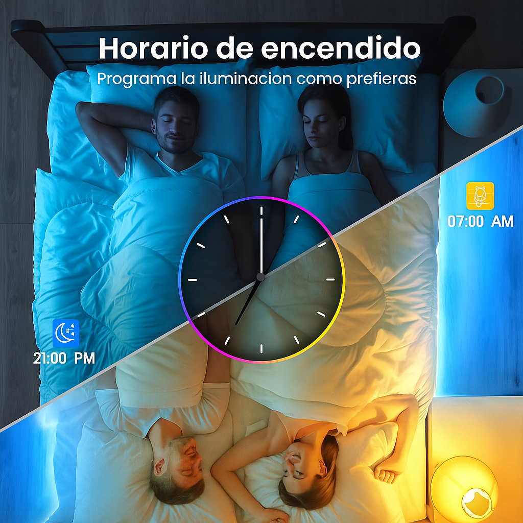 Luces LED Inteligentes con Control por App