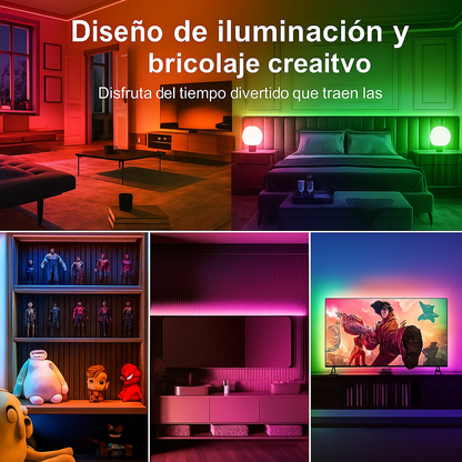 Luces LED Inteligentes con Control por App