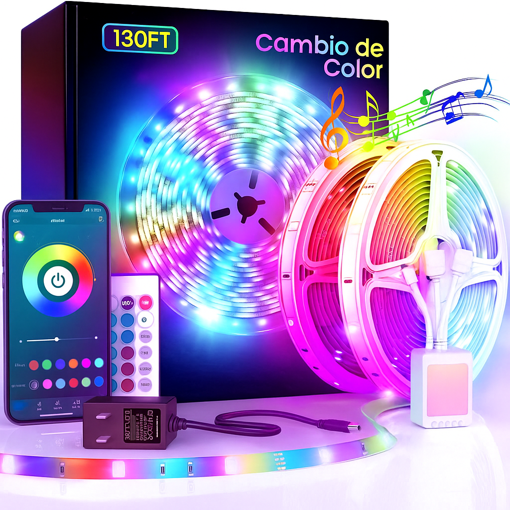 Luces LED Inteligentes con Control por App