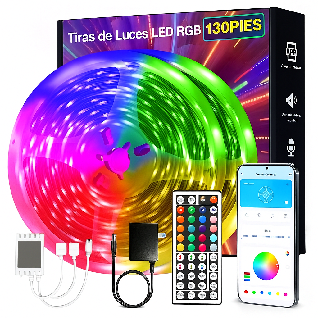 Luces LED Inteligentes con Control por App