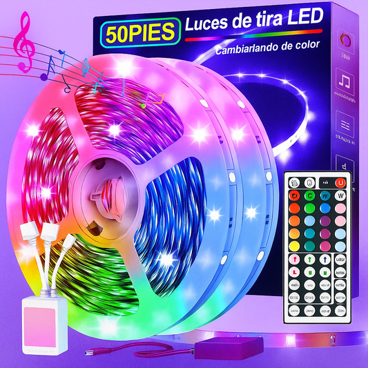 Luces LED Inteligentes con Control por App
