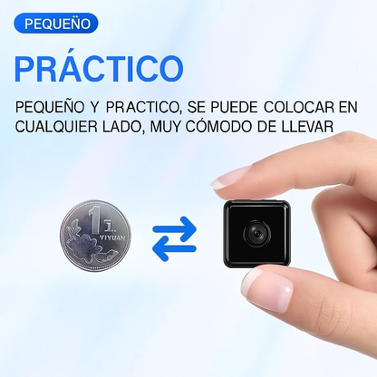 Cámara de Seguridad WiFi Mini con Visión Nocturna