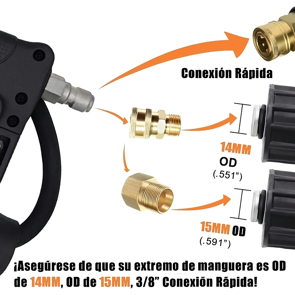 Varilla Telescópica 24FT para Lavadora a Presión Pro