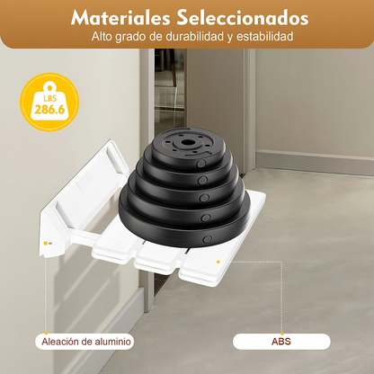 Asiento de ducha plegable - banco seguro montado en pared - ahorro de espacio