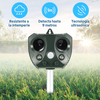 Repelente Solar Ultrasónico Exterior con Sensor de Movimiento