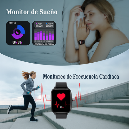 Reloj Inteligente ECG con Monitor de Salud y Notificaciones