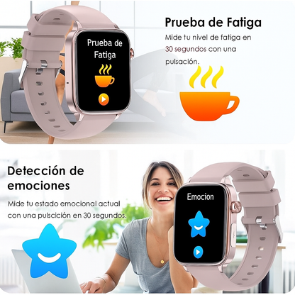 Reloj Inteligente ECG con Monitor de Salud y Notificaciones