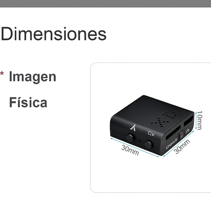 Cámara de Seguridad HD Inalámbrica con Visión Nocturna