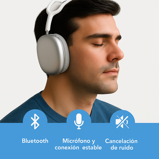 Auriculares Inalámbricos Bluetooth con Cancelación de Ruido