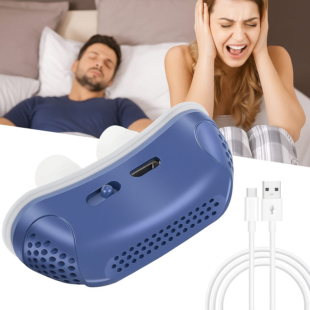 CPAP Portátil Anti-Ronquidos – Descanso en Pareja