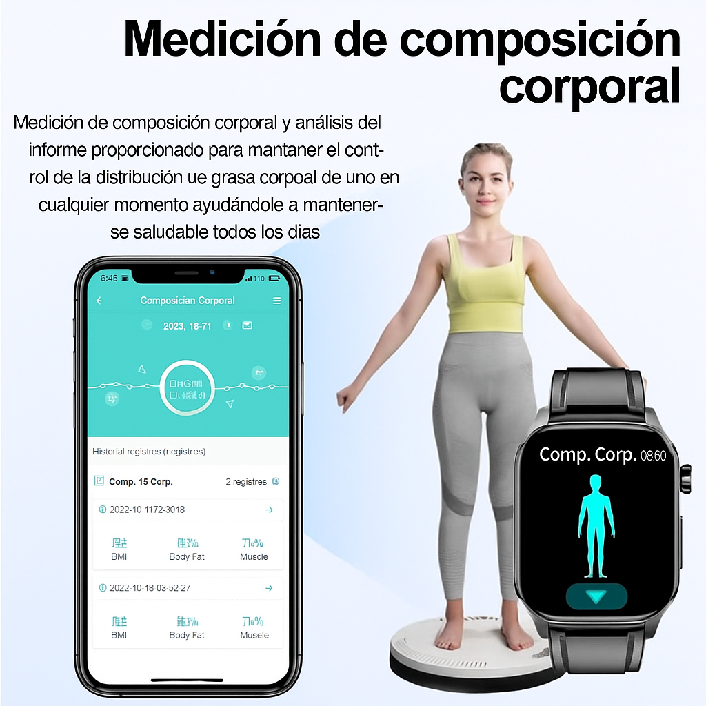 Reloj Salud Inteligente para Adultos Mayores con SOS