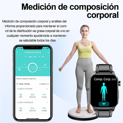 Reloj Salud Inteligente para Adultos Mayores con SOS