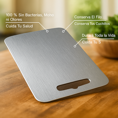 Tabla de Cocina Titanio Antibacterial EcoEdge