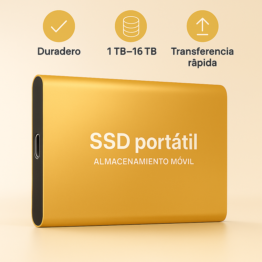 ByteX SSD Externa Súper Rápida 1TB–16TB