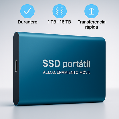ByteX SSD Externa Súper Rápida 1TB–16TB