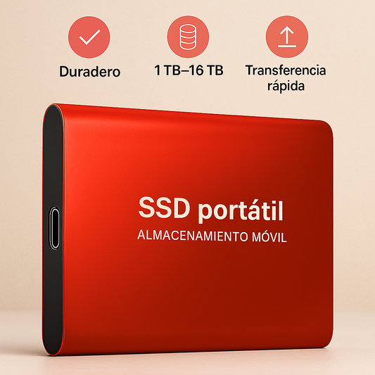 ByteX SSD Externa Súper Rápida 1TB–16TB